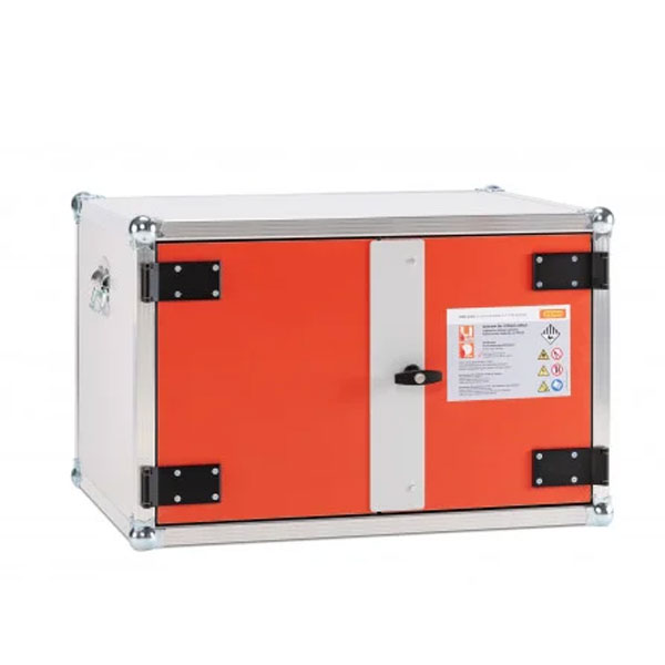 Li-SAFE Akku-Ladeschrank 8/5 lockEX Premium Plus, 1-ph, mit Rauchmelder, Steckdose, Lüftung